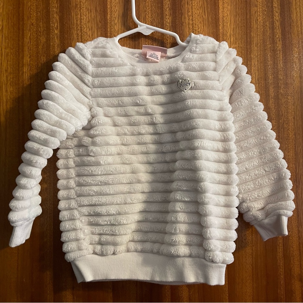 Juicy Couture Cream Textured Sweater